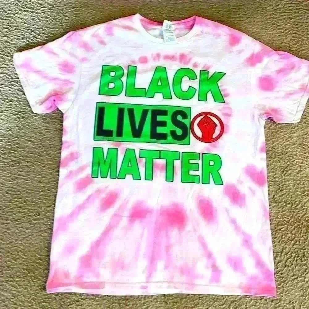 Delta Pro Weight, Large tye dye, Black Lives Matter T shirt​